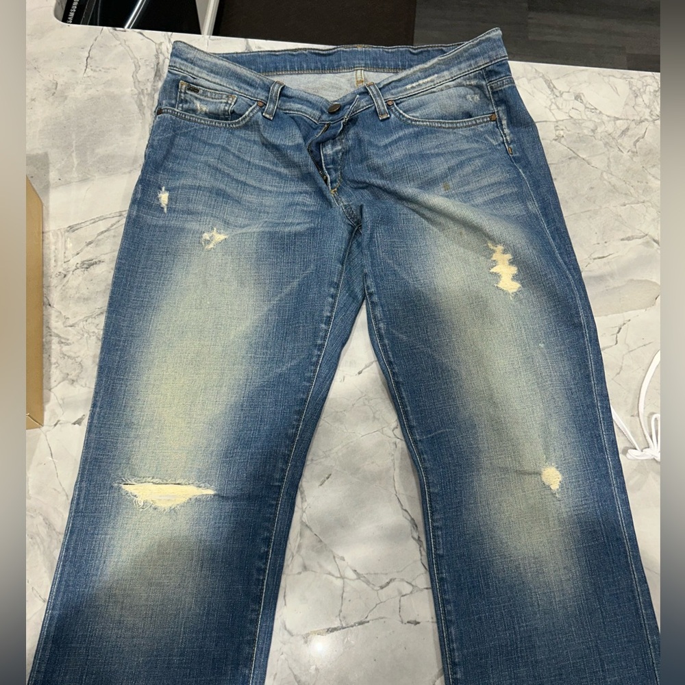 Joe’s Jeans Skinny Washed Denim Ripped Blue Jeans Women’s 32